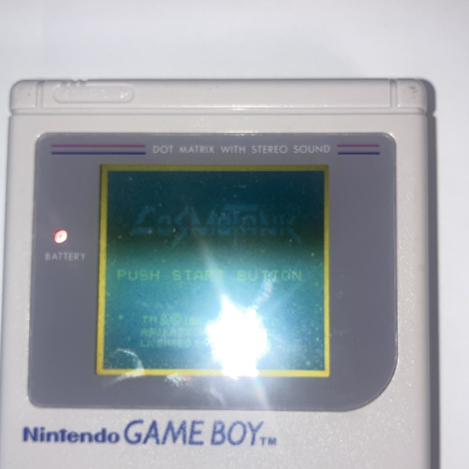 Nintendo Game Boy DMG-01 Handheld Console Gray Dot Matrix Display Stereo Sound