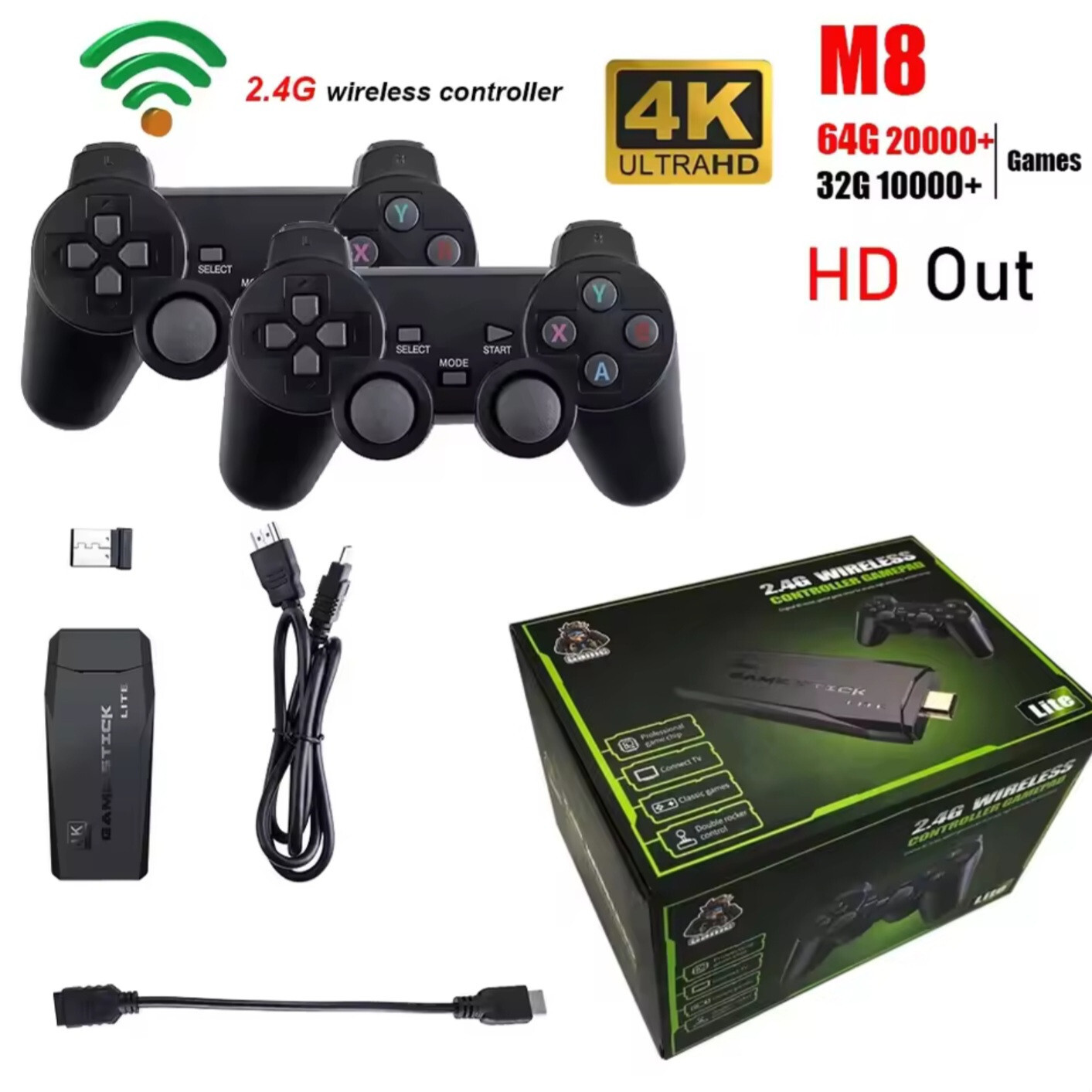 M8 Game Stick 20000 Games