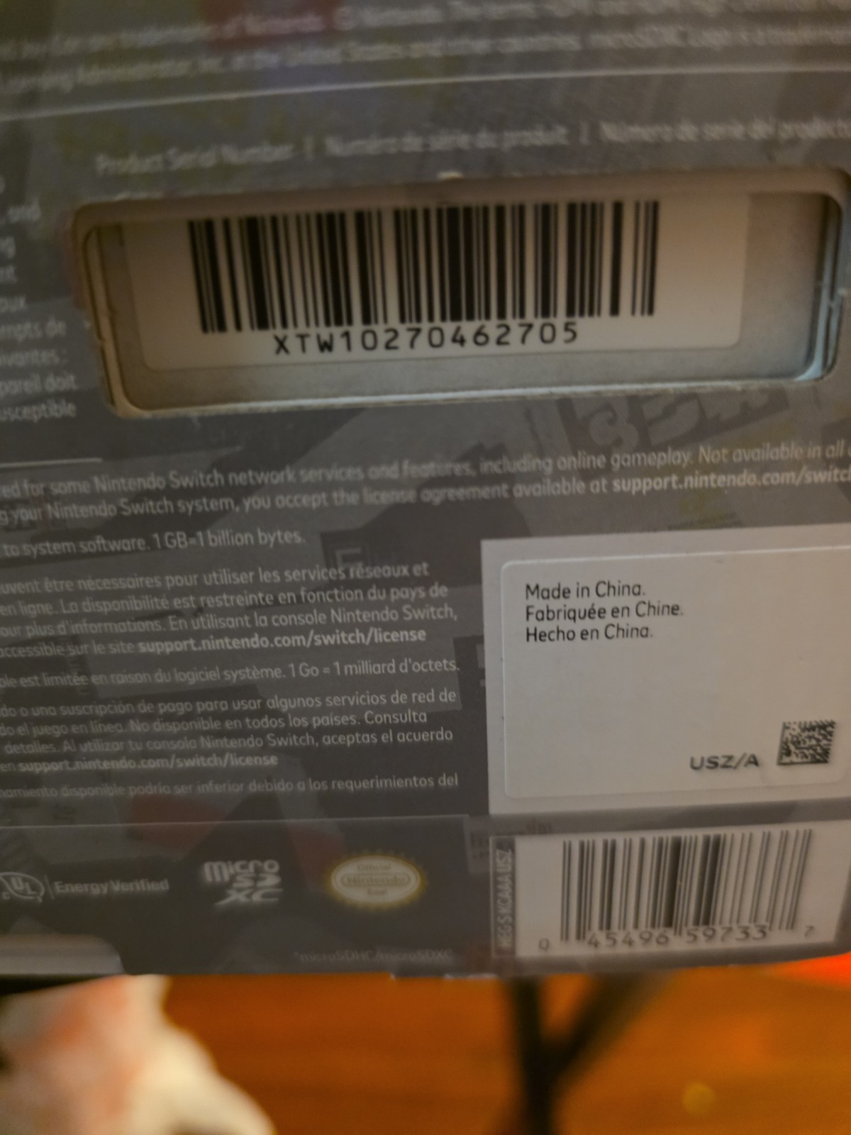 NINTENDO SWITCH OLED SPLATOON 3 SPECIAL EDITION US/NA VER NEW IN HAND! (NO GAME)