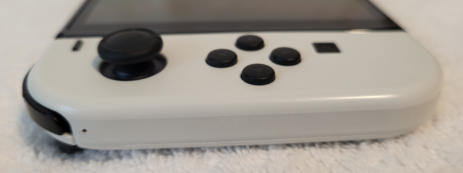 Nintendo Switch OLED Console System w/ Dock, White Joycons, Cables, Tested!