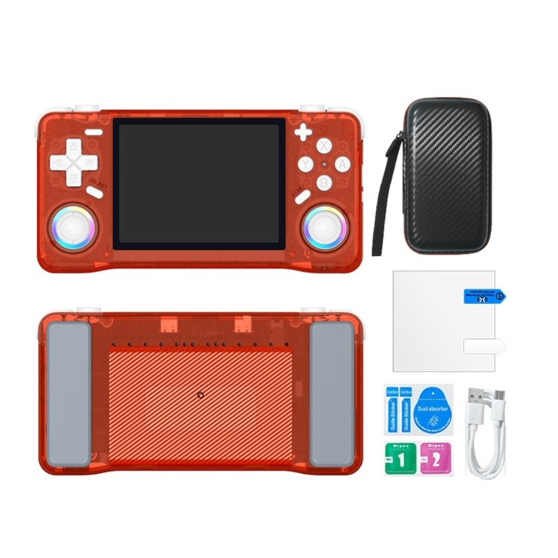 Portable Plastic Handheld Gaming Device 3.5 Inches Display 128GB Preloaded 18000