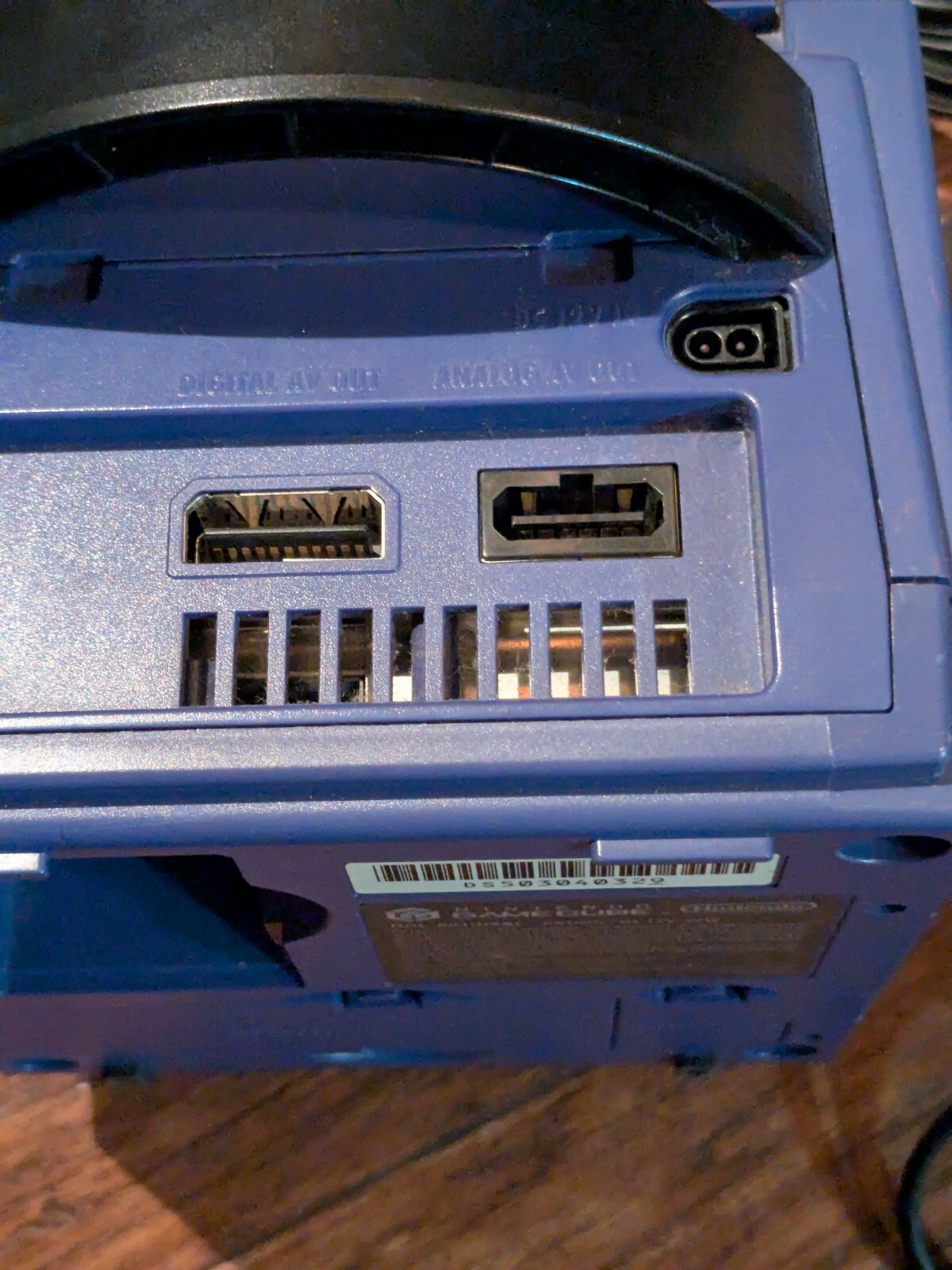 Nintendo GameCube DOL-001 System – Indigo – Memory Card HDMI Cords Controller