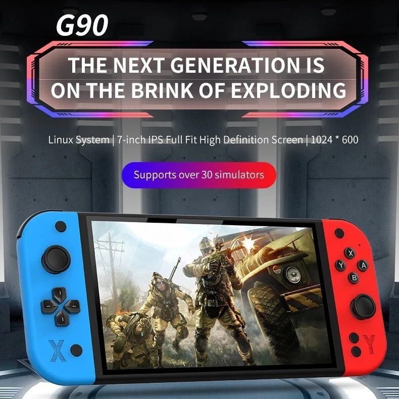 G90 Handheld Game Console Multiplayer Super Nintendo Game Boy Support