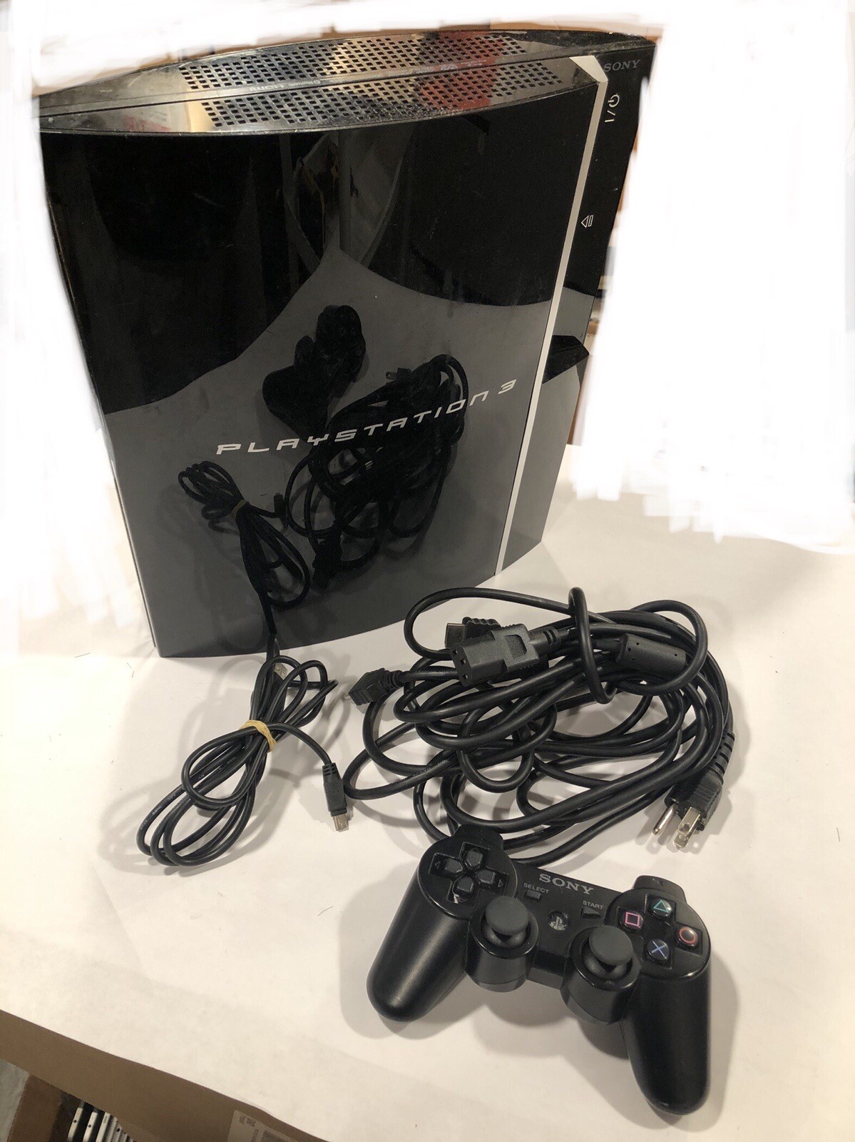 PlayStation 3 PS3 CECHG01 40GB Bundle Controller Cables