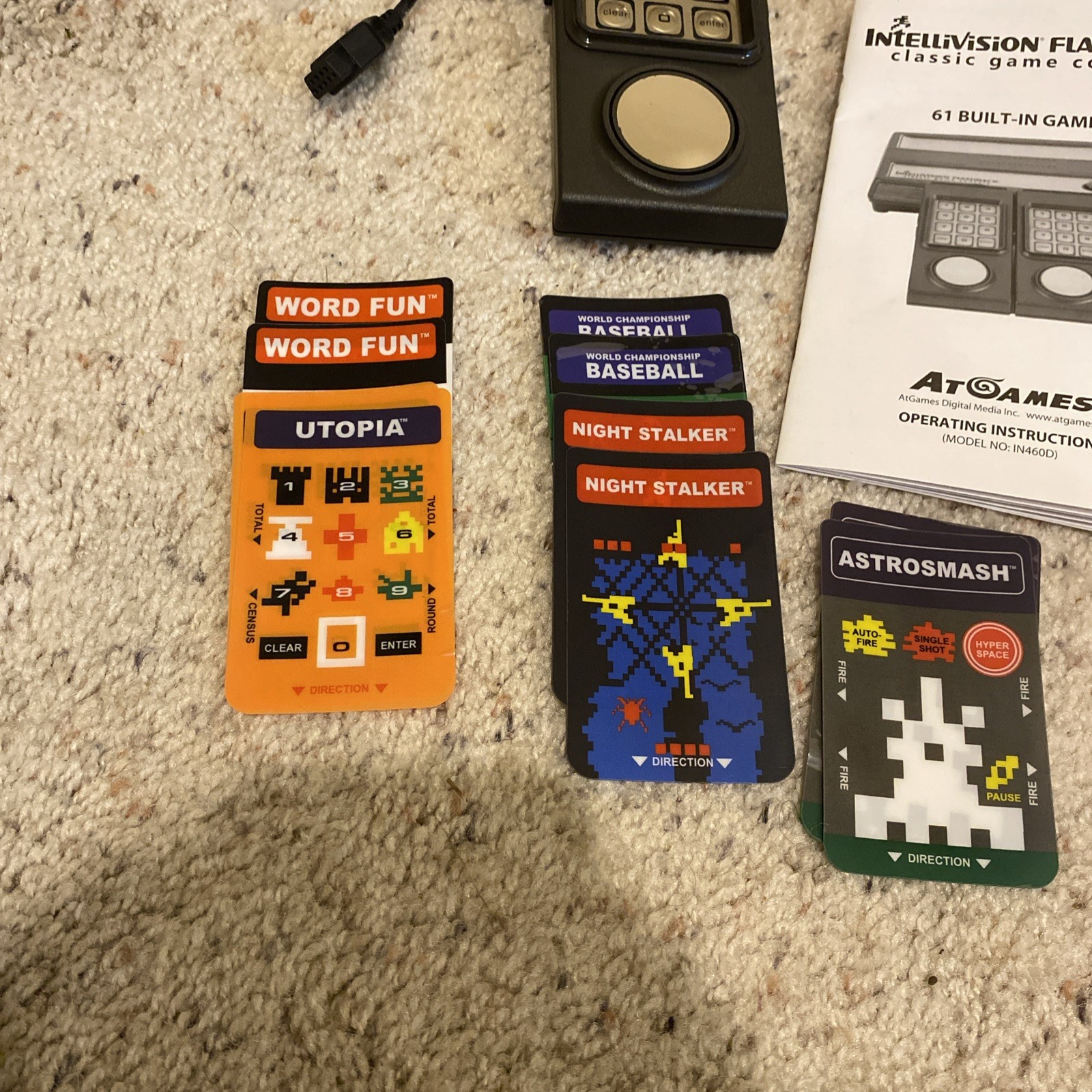 INTELLIVISION Flashback Classic Console 61 Games Complete With Box Tested!