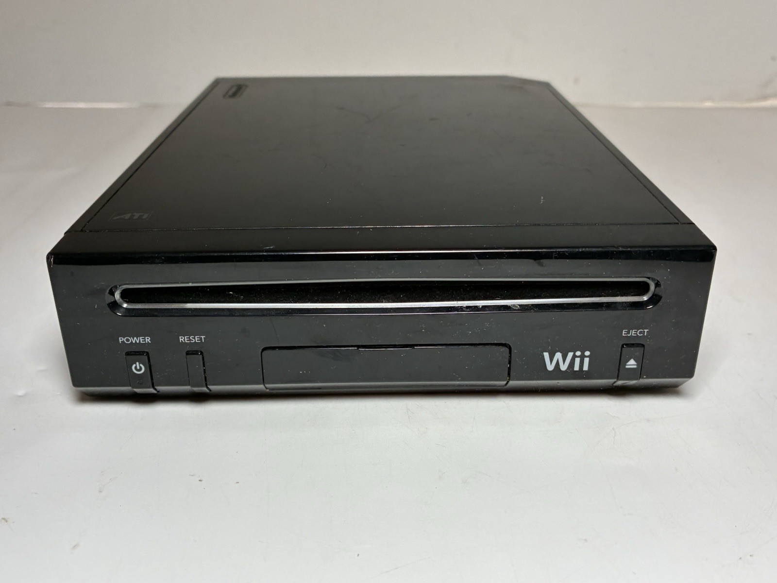 Nintendo Wii Replacement Console Only Black RVL-101 (USA) Tested