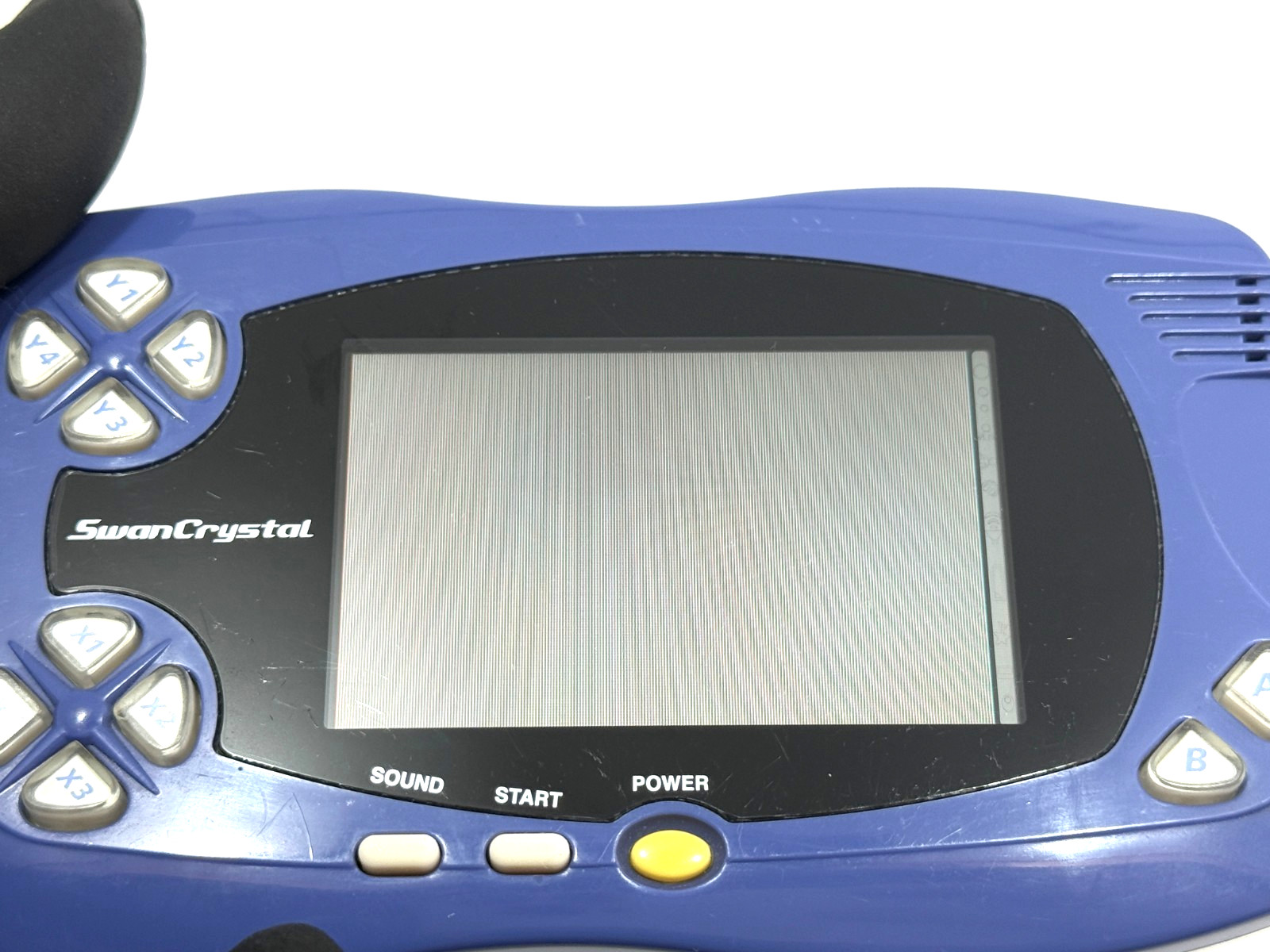 [VGC] Bandai WonderSwan Swan Crystal Blue Violet Console System Boxed VG GoodCon