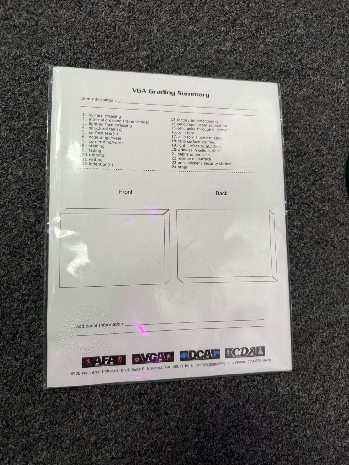 Factory Sealed Graded Silver 2005 Nintendo DS Console: VGA Grade 80+