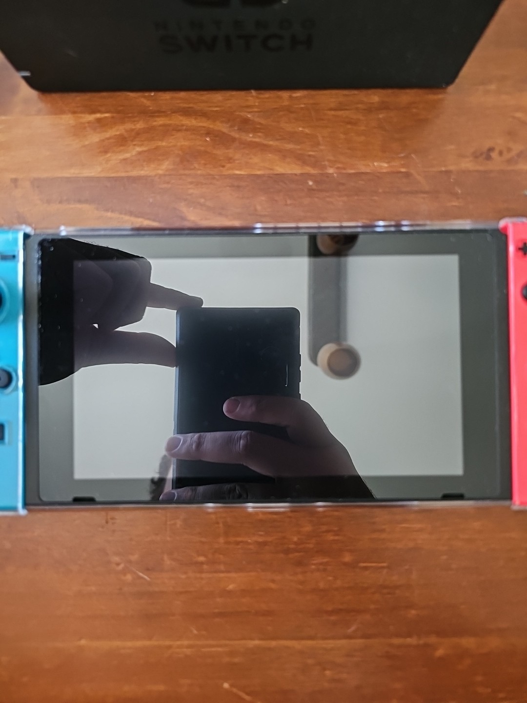 Nintendo Switch 32GB Gray Console with Neon Red and Neon Blue Joy-Con