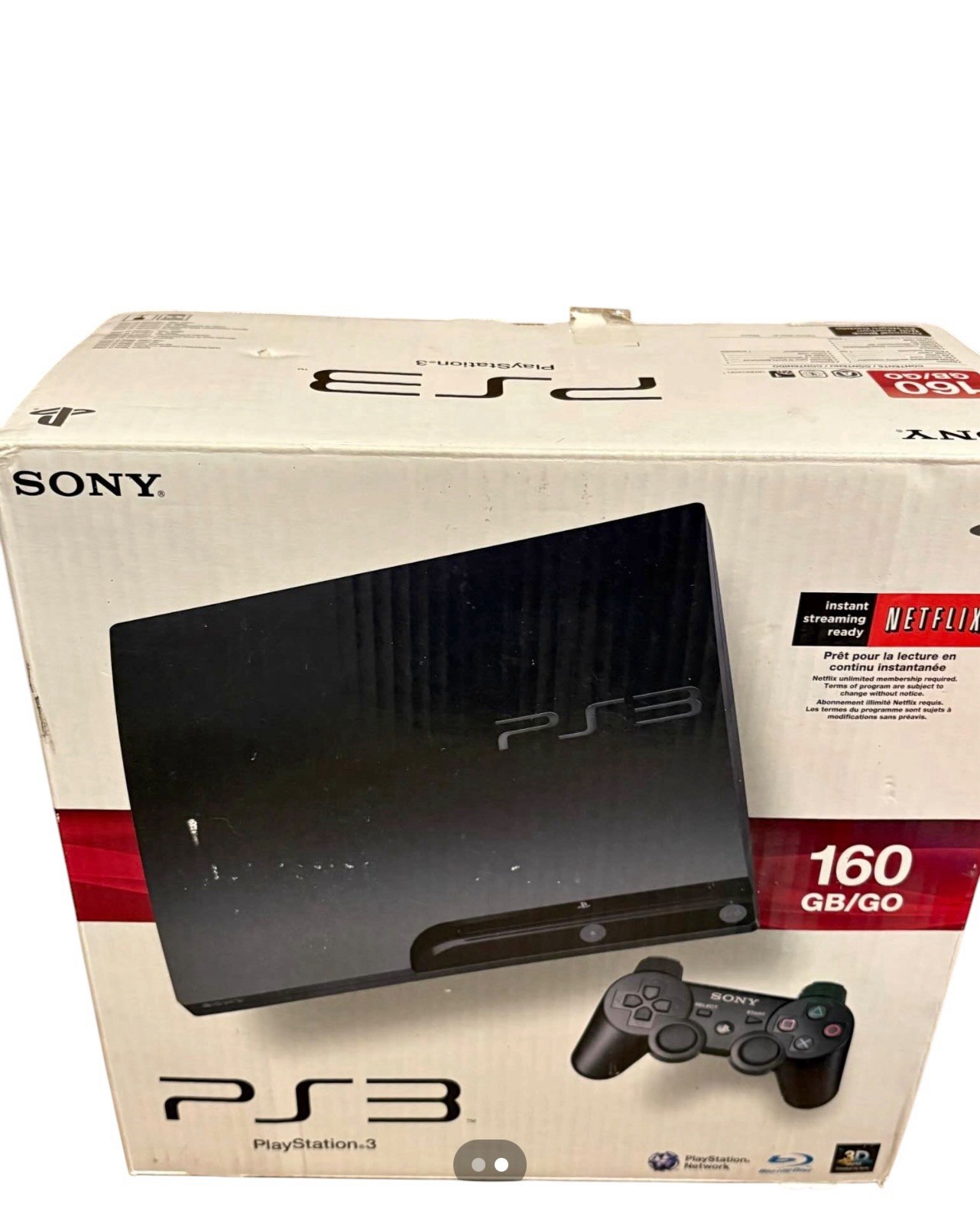 Sony PS3 Slim 160GB Console Bundle OEM Controllers CIB Tested CECH-3001A