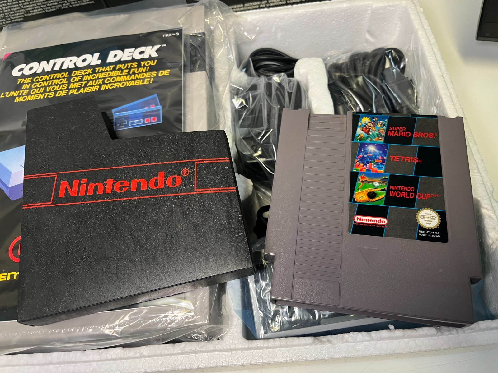 NINTENDO NES CONSOLE CONTROL DECK PAL B SCART FRANCE NES-S-CD-FRA BOXED TESTED