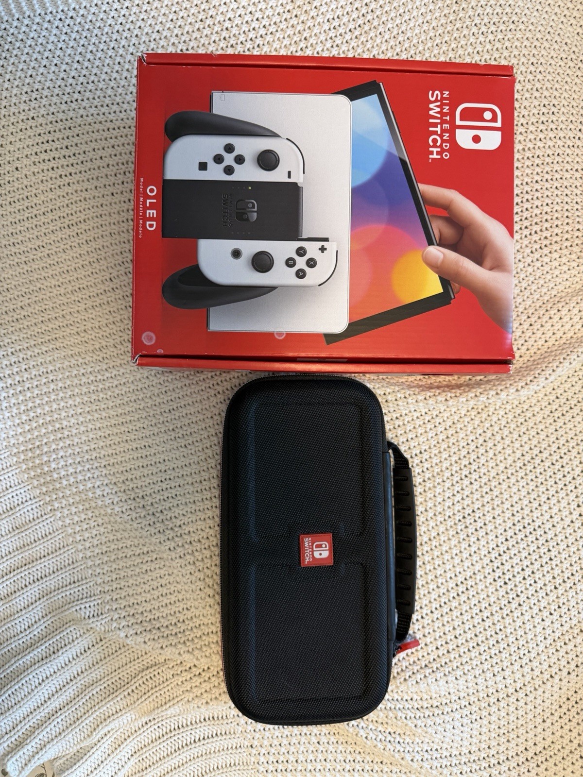Nintendo Switch OLED Model HEG-001 Handheld Console – 64GB – White