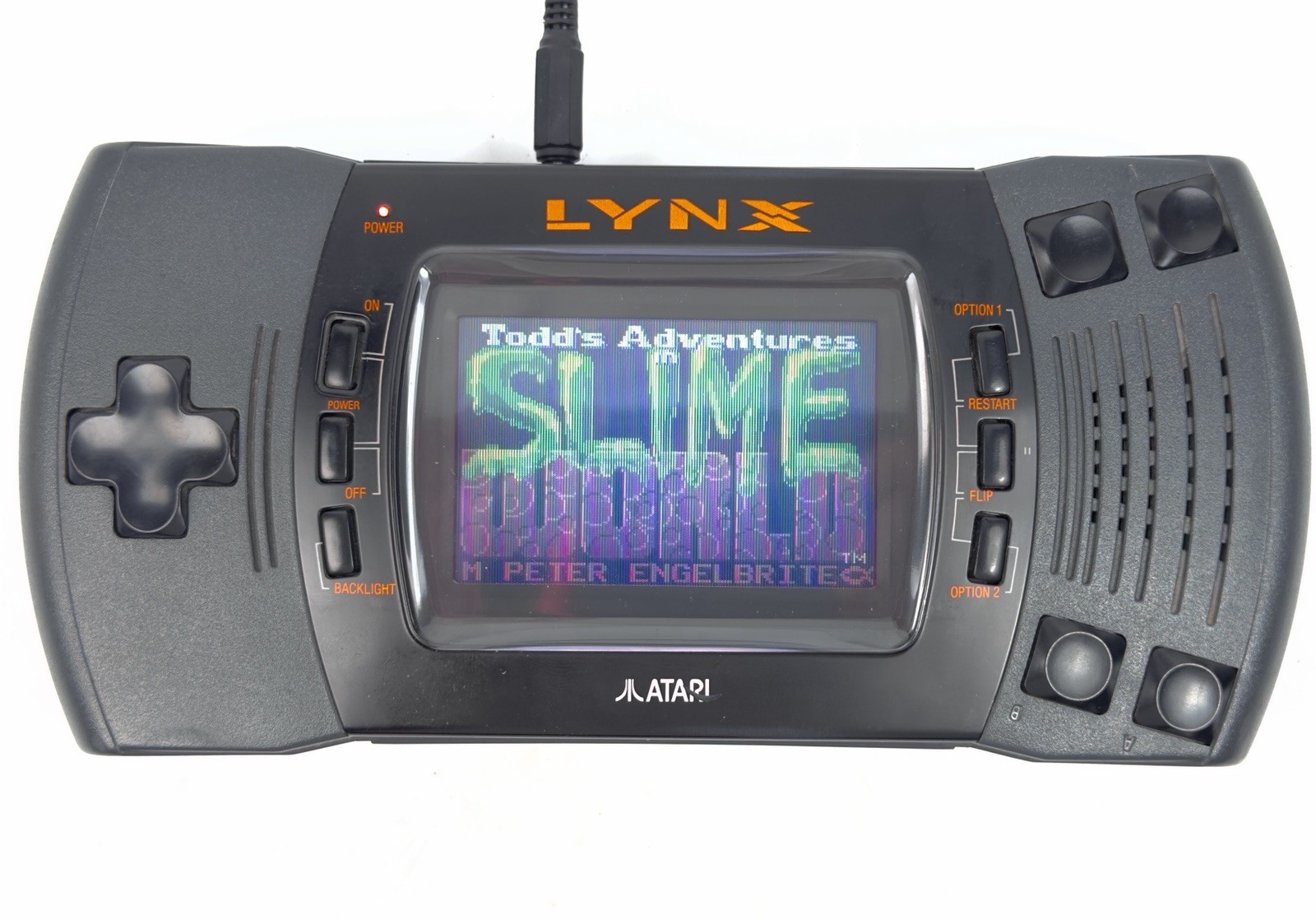 Atari Lynx II Handheld System w/ Game Tested And Working