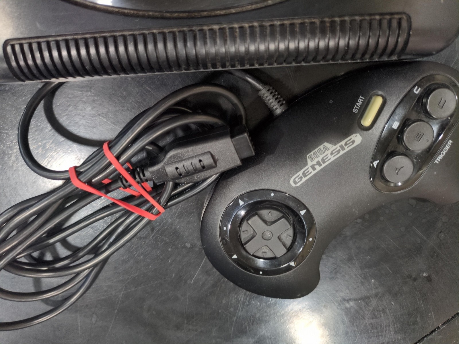 Sega Genesis Model 2 – Controller, OEM Power, RF included, Tested for one hour!