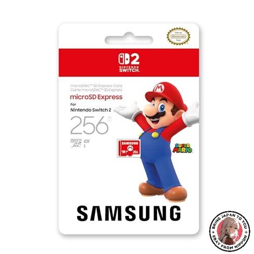 NEW [Nintendo Licensed Product] Samsung microSD Express Card 256GB for Nintendo