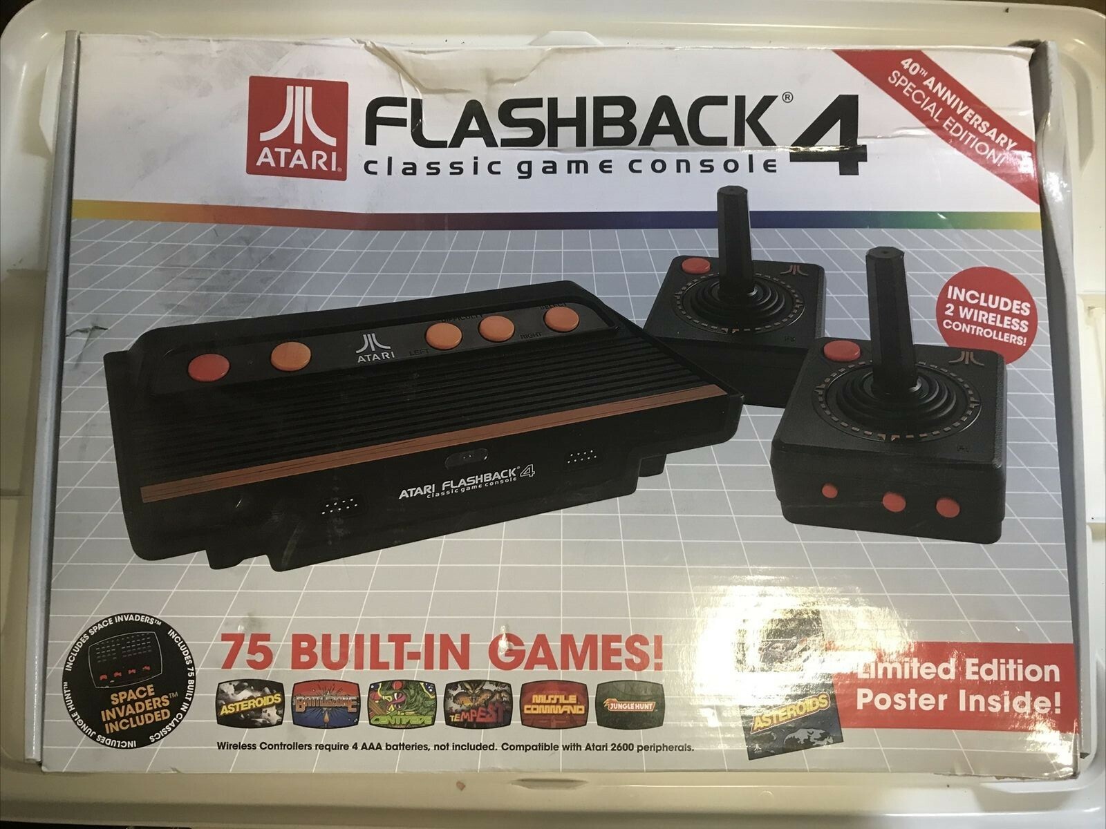 Atari Flashback 4 Classic Game Console, 76 Built-in Games