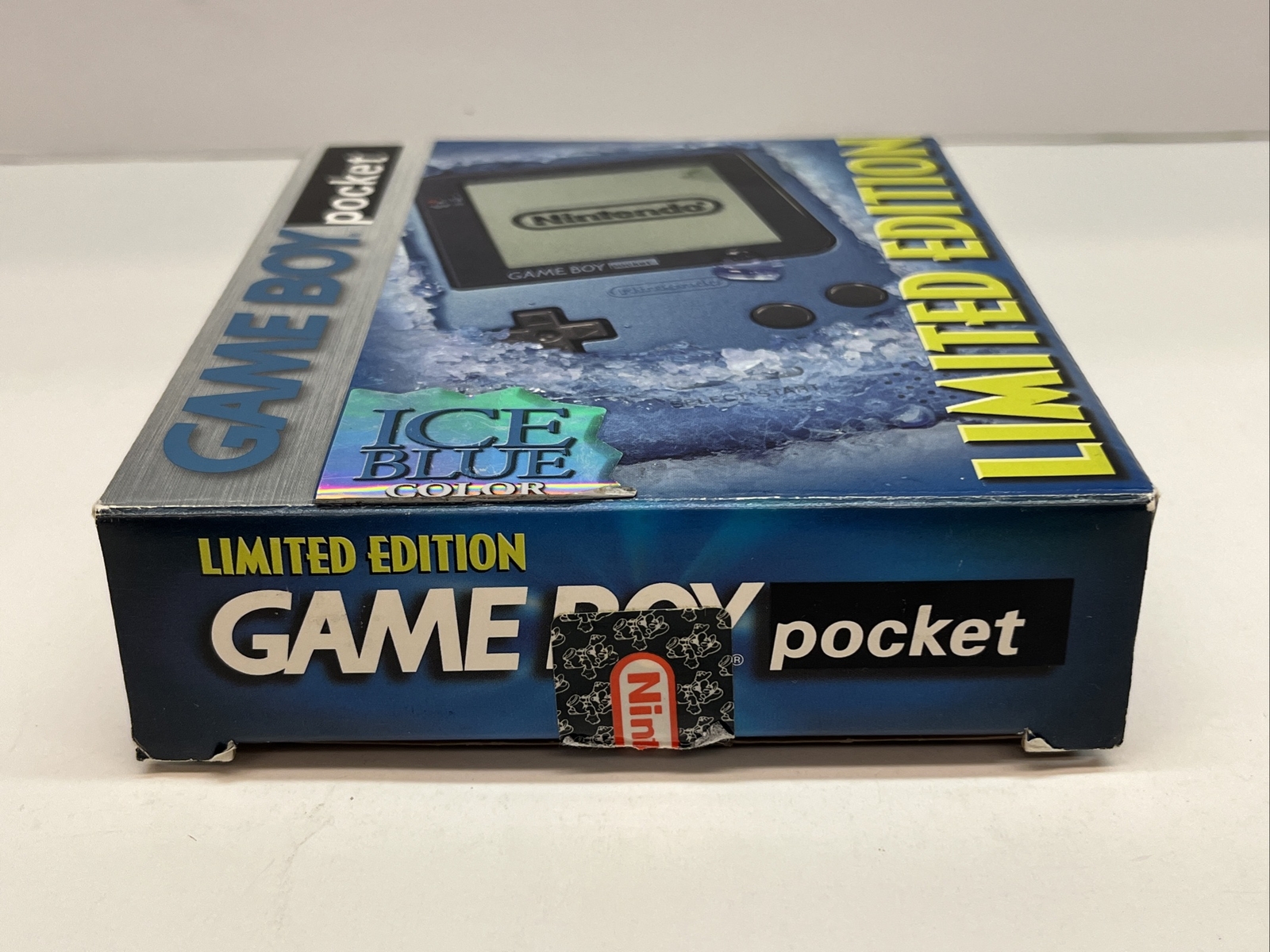 Game Boy Pocket Ice Blue Limited Edition W/ Box Manual Complete CIB (FAST SHIP!)