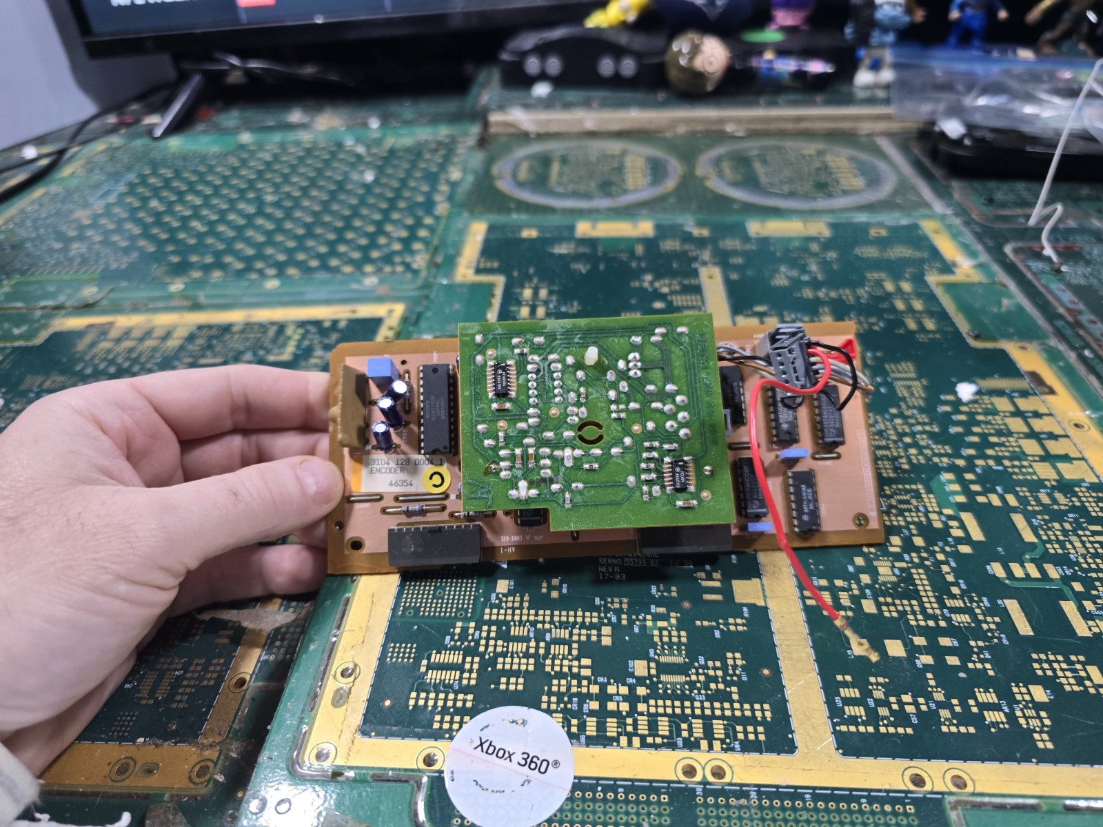 Philips CDI 910 EXACT 3104 128 0004.1 Encoder Board-Not Tested-Intact-PARTS-READ