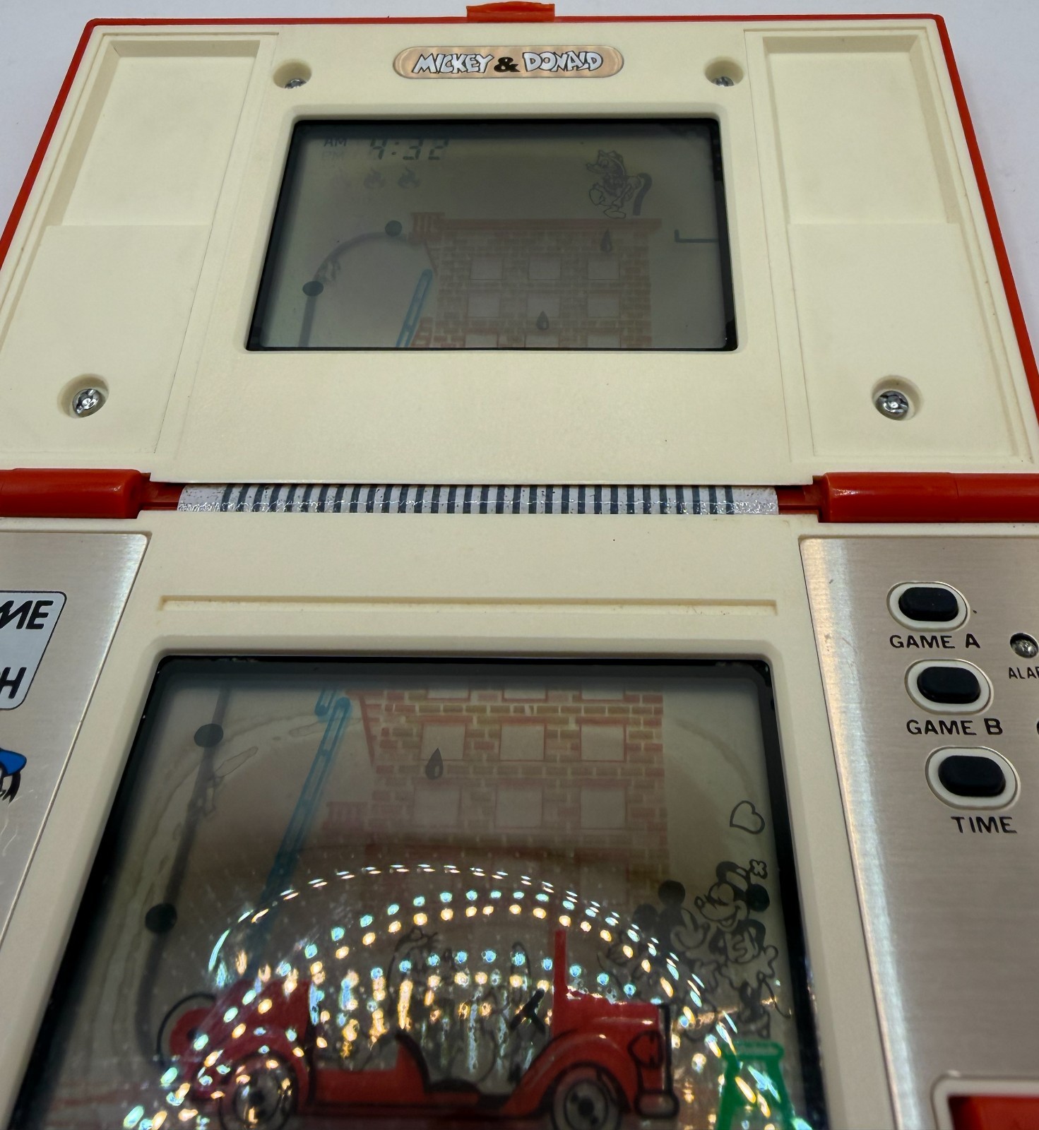 Nintendo Game & Watch Mickey & Donald – Boxed – Works – Read Details – 1982