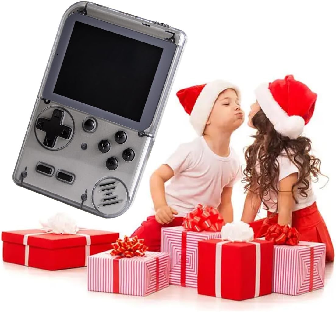 Rechargeable Handheld Retro Game Console: 400 Games, TV Out & Lightweight Design