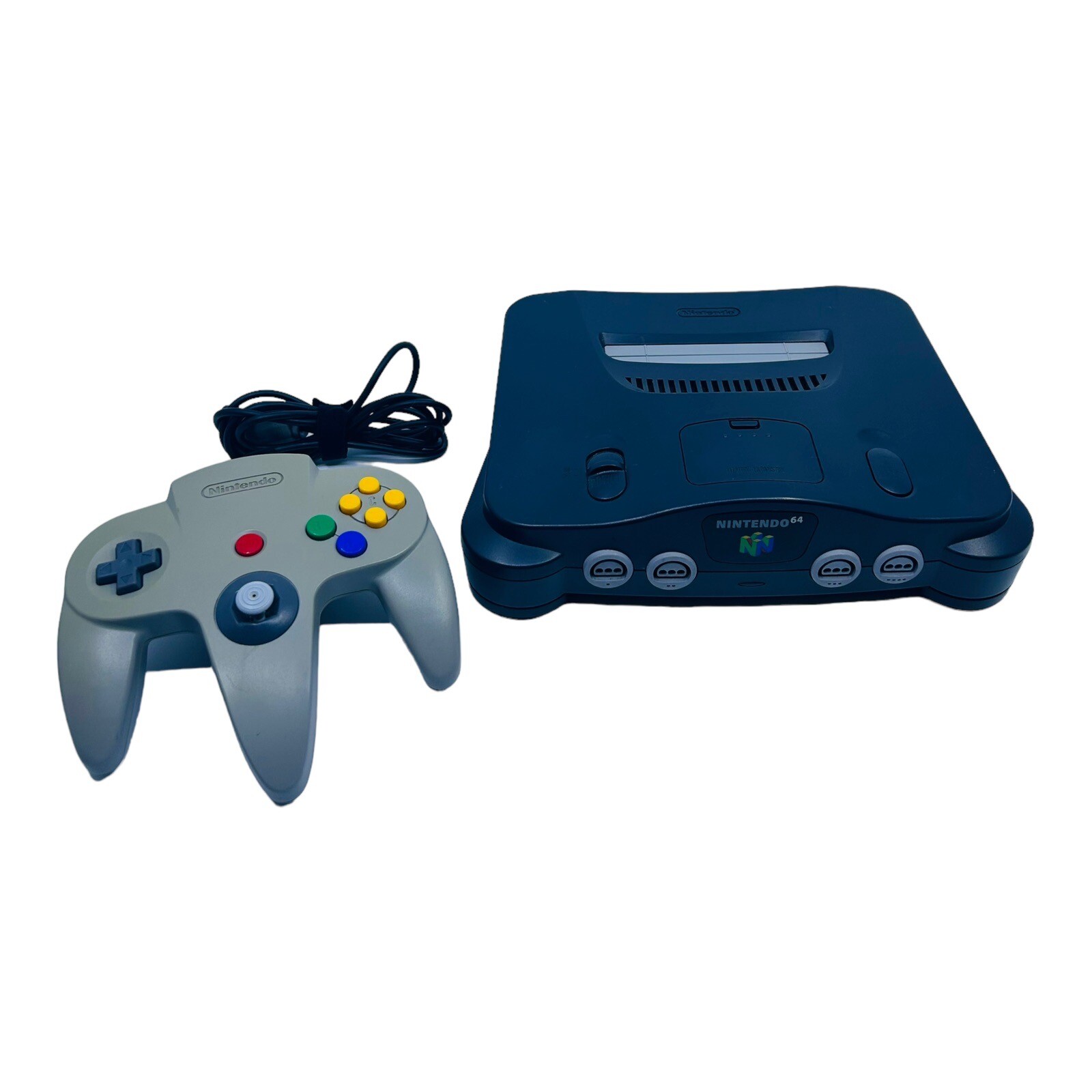 Nintendo 64 Black Console NUS-001 (JPN) w/Cartridge Mod Plays NTSC USA/JPN Games