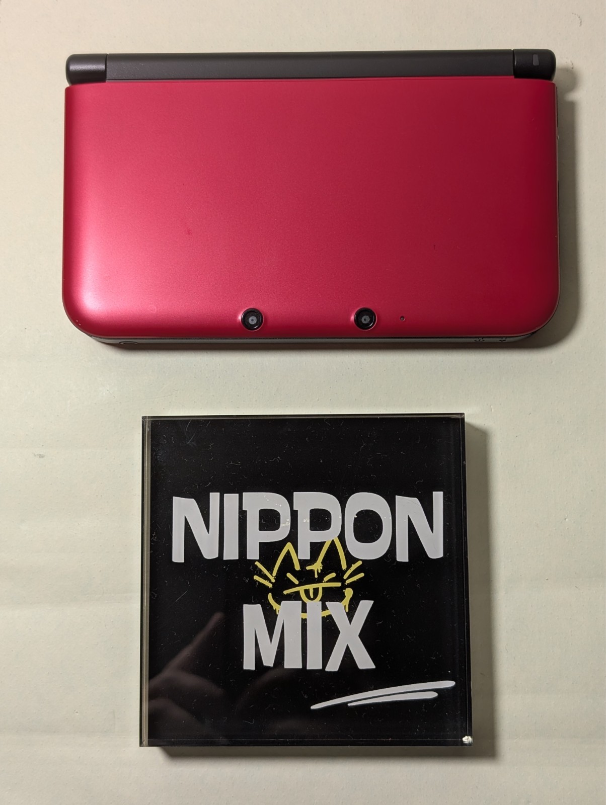 [ Ships in 1 Day ] Nintendo 3DS XL LL Red x Black Japan Ver. w/charger, SD Card