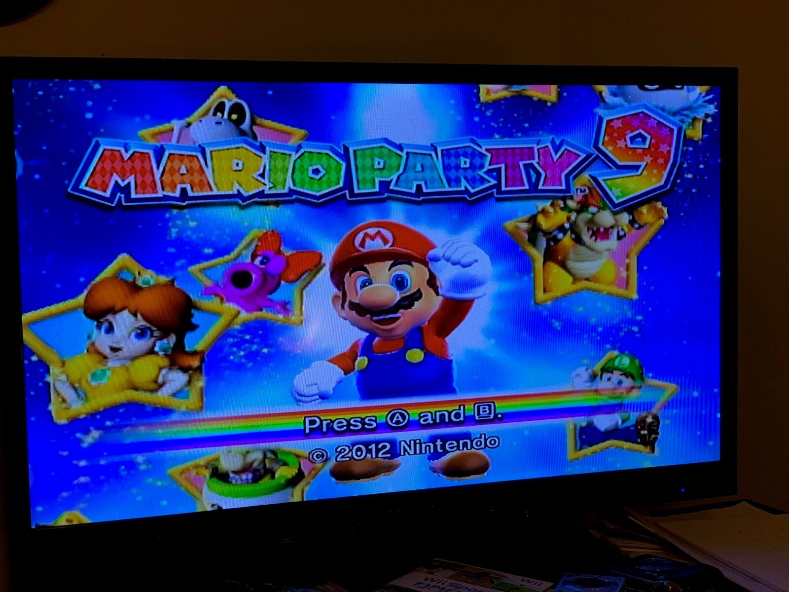 Nintendo Wii Console – Retail Style – MARIO Party 9 + Sports + Sonic hi2u