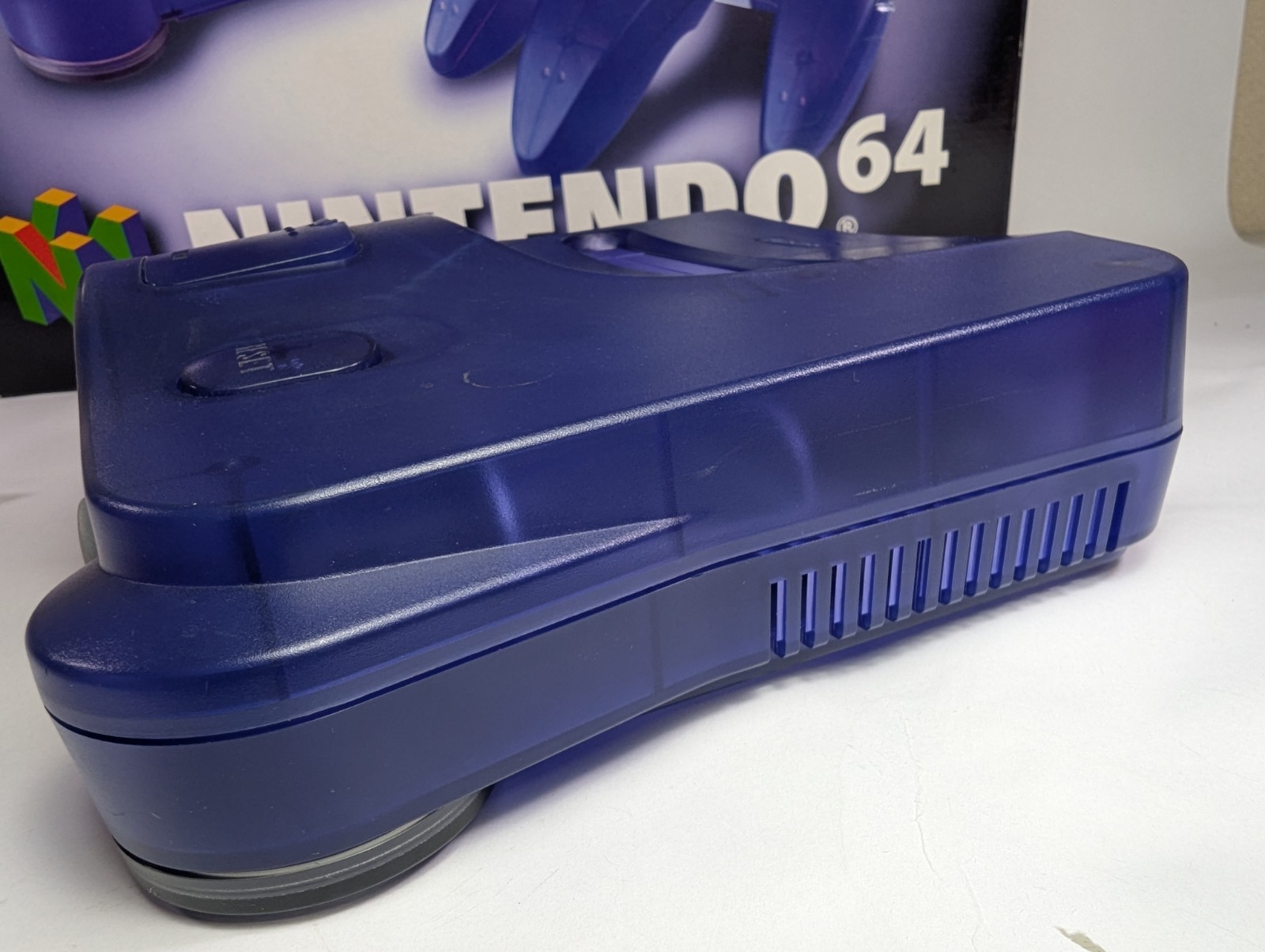 Midnight Blue N64 Nintendo 64 System Boxed Japan Purple
