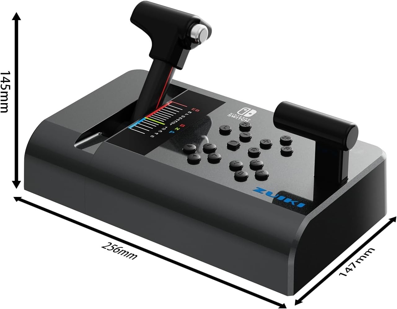 ZUIKI MASCON Controller GO By Train Densha De GO NINTENDO Switch Black Open Box