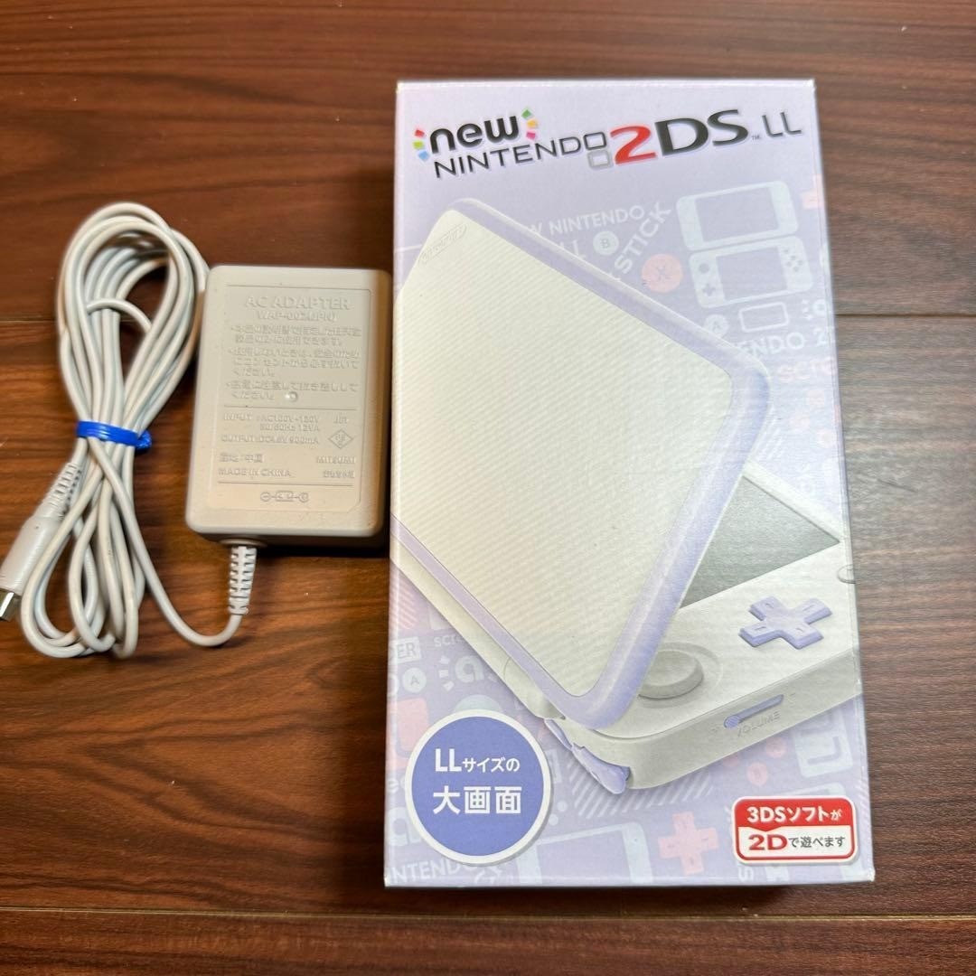 New 2DS LL Console White x Lavender 5574 From Japan