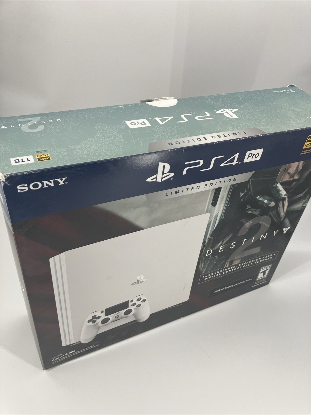 Sony PlayStation 4 PS4 Pro 1 TB Limited-Edition Destiny 2 Empty Box Only See Pic