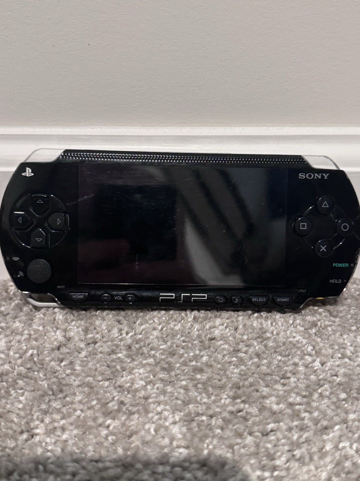 Sony Black Handheld System With Games, Movies Car/wall Charger & Case Battery