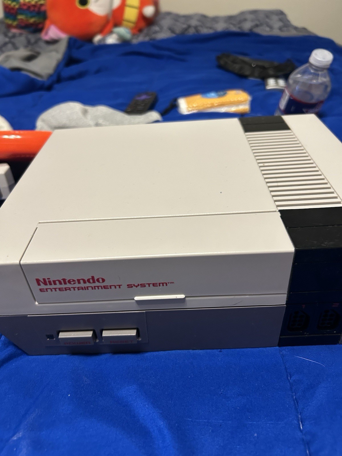 NES COMPLETE IN BOX ACTION SET BLUEBOX.