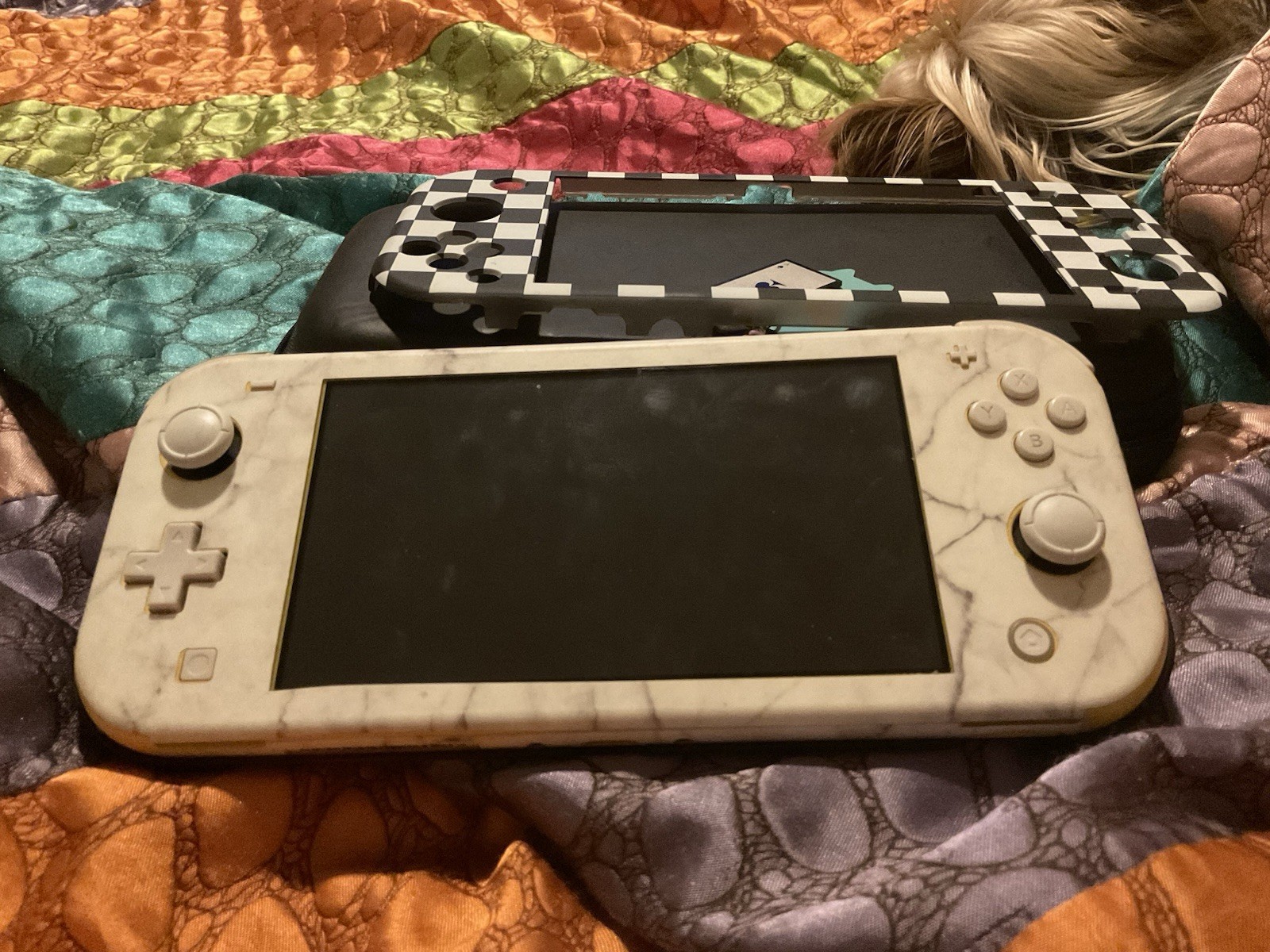 Nintendo Switch Lite Handheld Console- Yellow + Carrying Case (CHARGER INCLUDED)