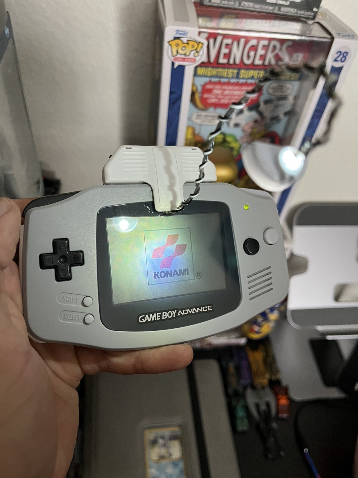Nintendo Gameboy Advance Console Gray/Black/White Body RE-SHELL RE-WORK RE-DONE