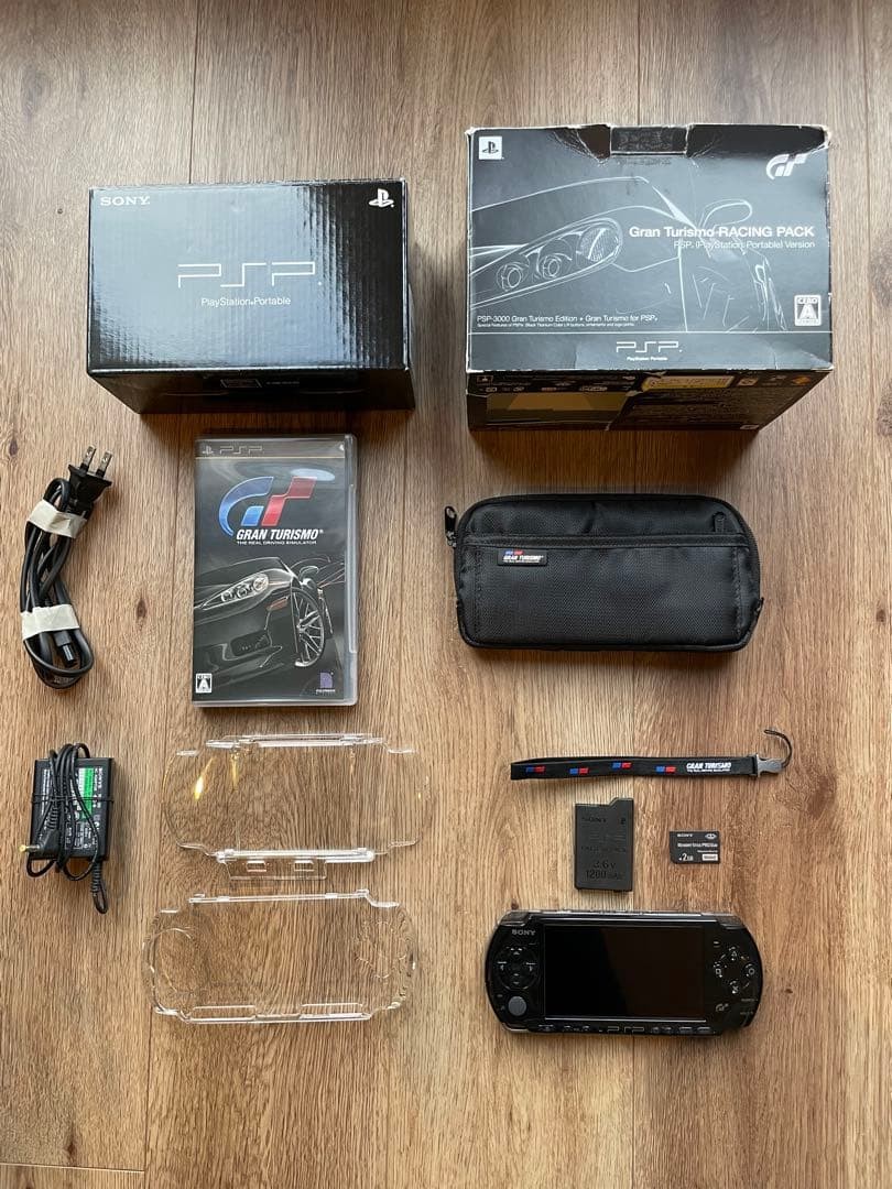 Excellent Sony PSP-3000 Gran Turismo Racing Pack Black Limited Editiion Japan
