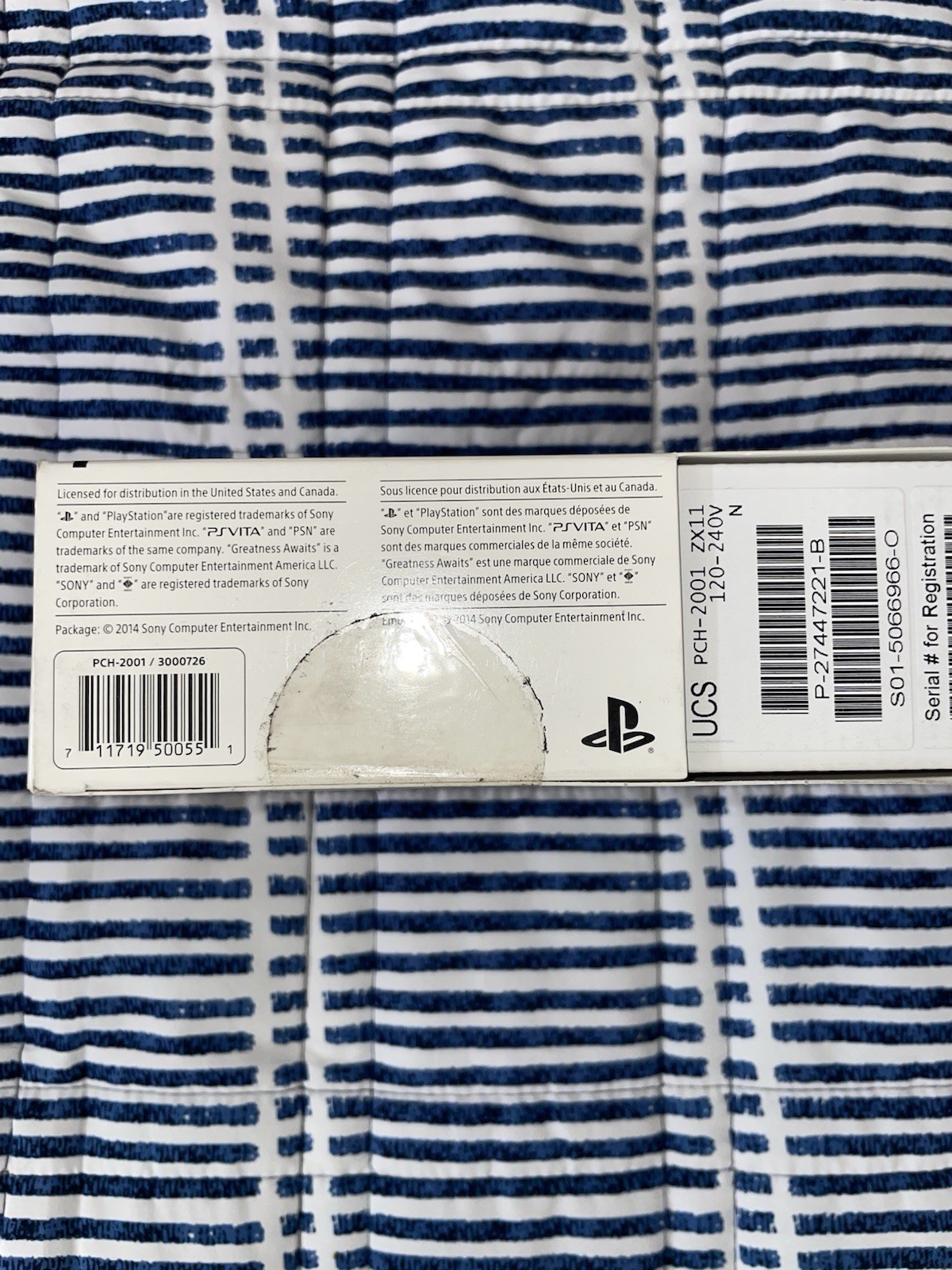 Sony PS Vita Black (Noir) Brand New Sealed in Box PCH- 2001 “RARE”