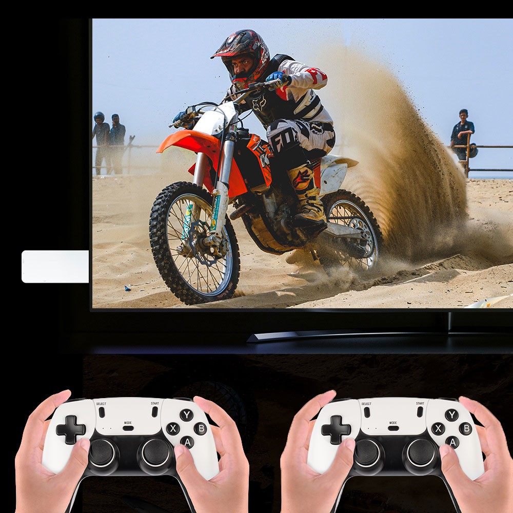 M15 Game Stick TV Handheld Game Classic 4K Retro Game Wireless Controllers OY