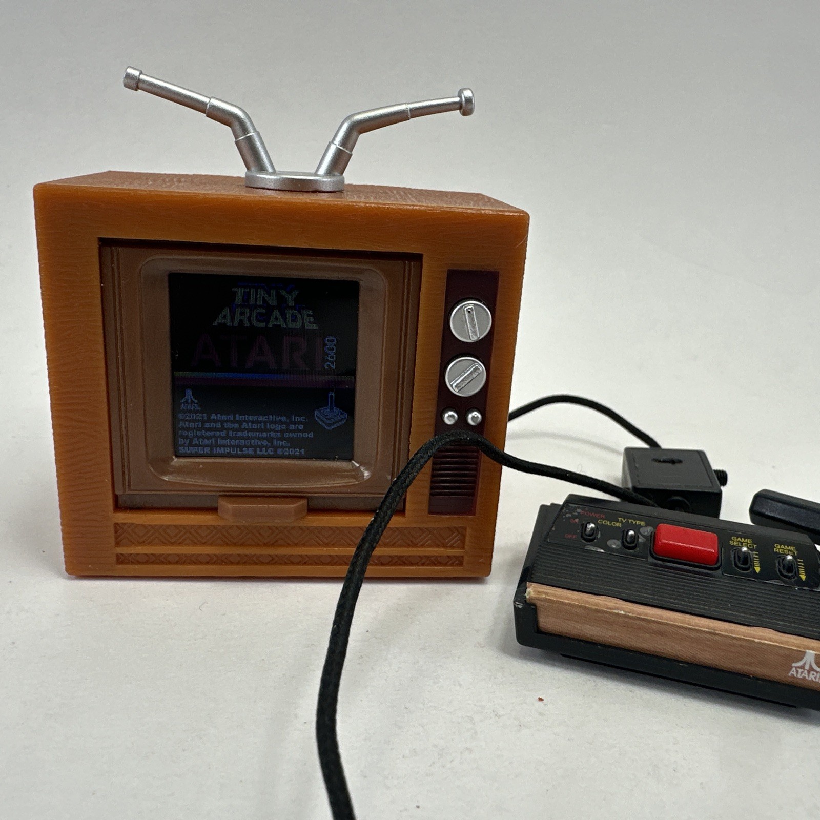 World’s Smallest Atari 2600 TV Console by Atari Item 341 Tested & Working