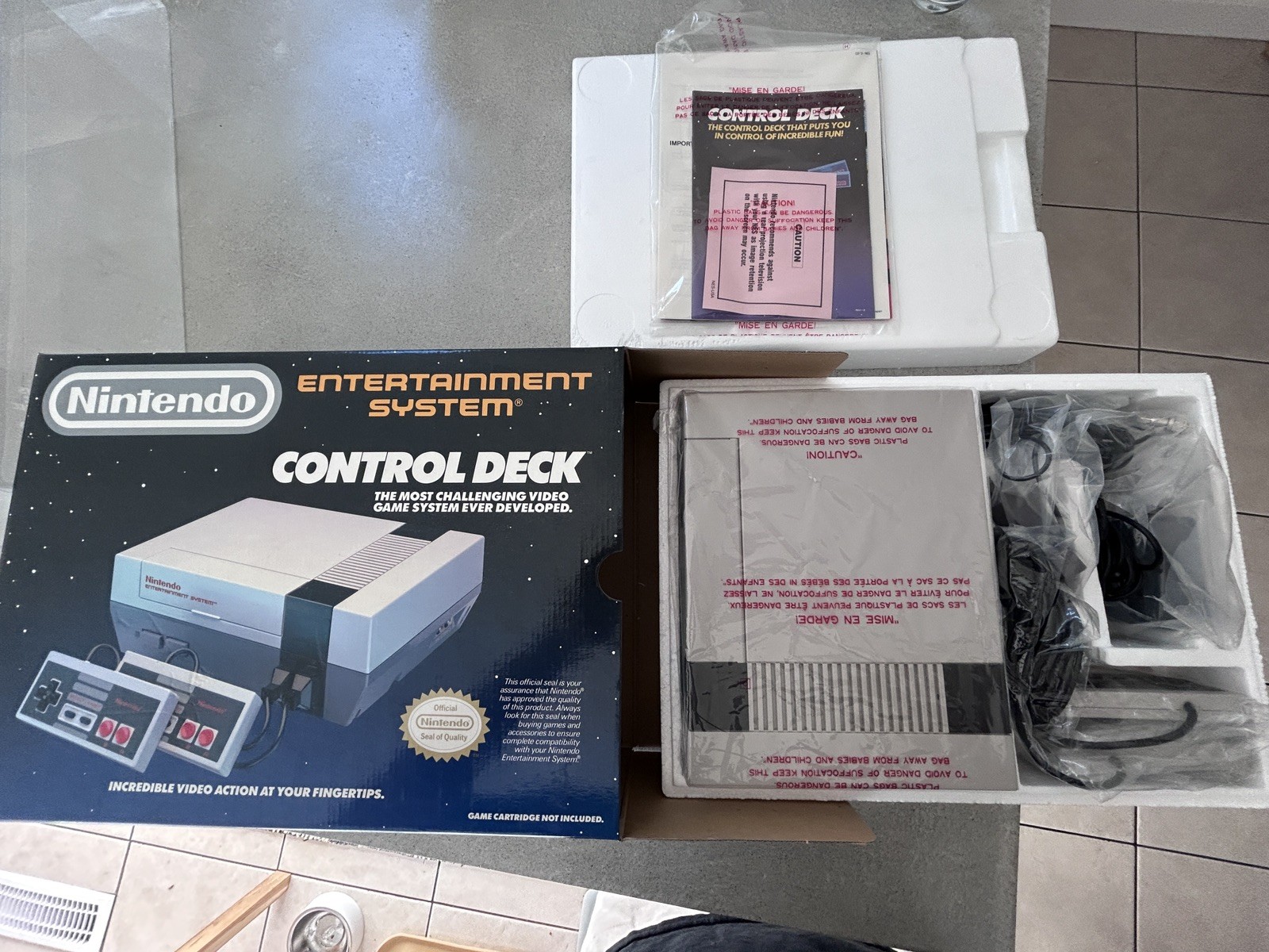 NES Nintendo Entertainment system Control Deck