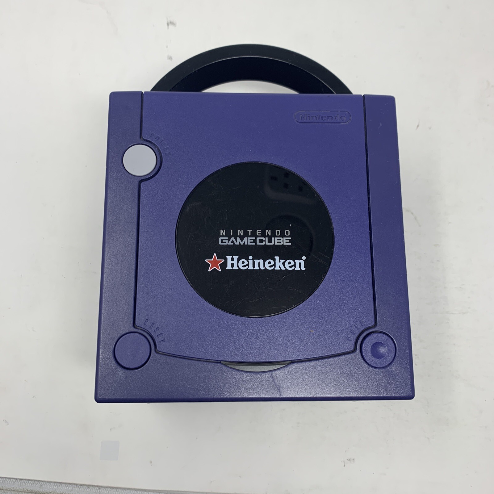 Limited Edition “Heineken” Branded Nintendo Gamecube System Only **RARE** Tested