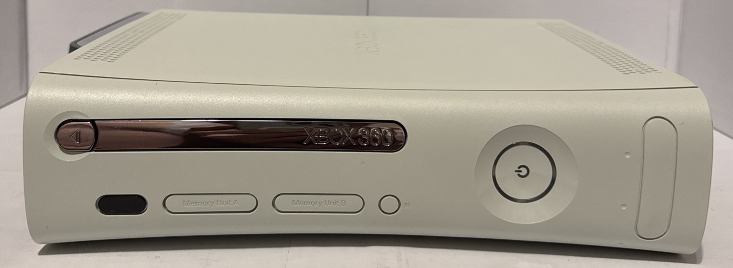 Xbox 360 Metallic Gray w Chrome Console 20GB Serviced w Warranty Clean Read 👀