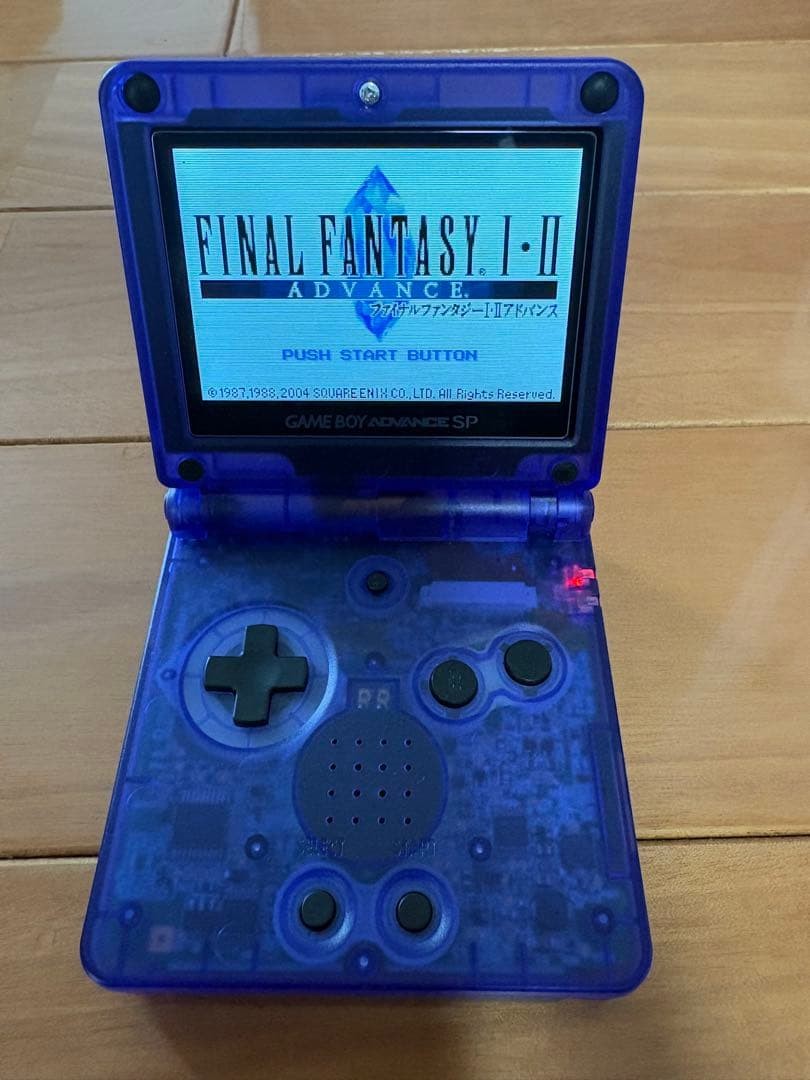 Game Boy Advance SP Clear Purple IPS LCD V5 C-Type Charging Used