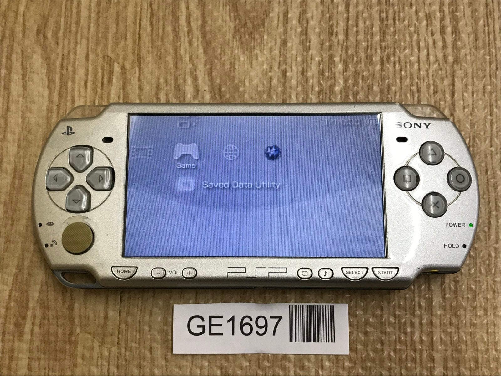 PSP-2000 ICE Silver Console Japan – With Defects GE1697