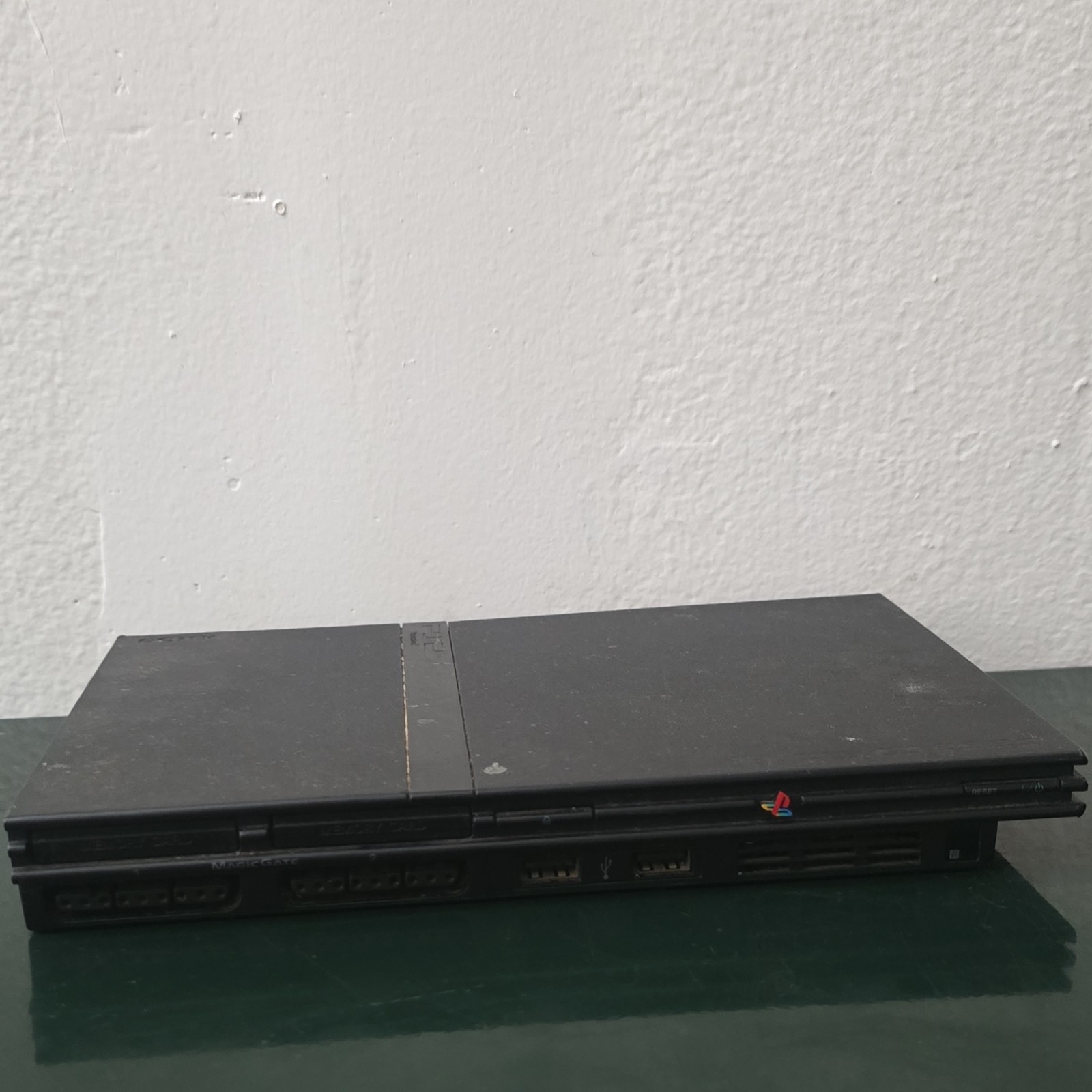 Sony PlayStation 2 Slim Home Console Black USB Ethernet Composite RCA