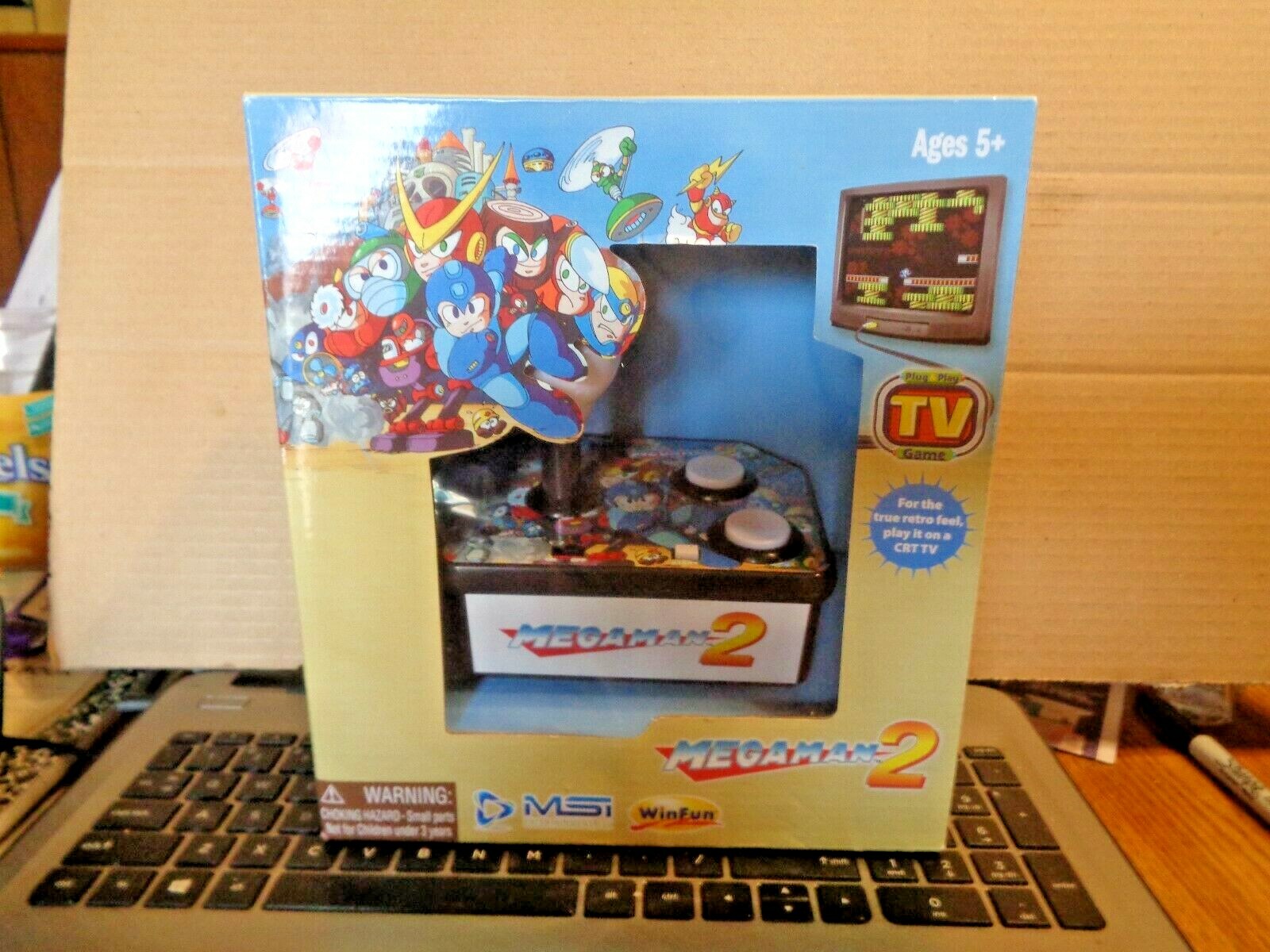 NEW MEGAMAN 2 MSI WINFUN PLUG & PLAY CONTROLLER TV GAME NIB NES DR WILY CAPCOM