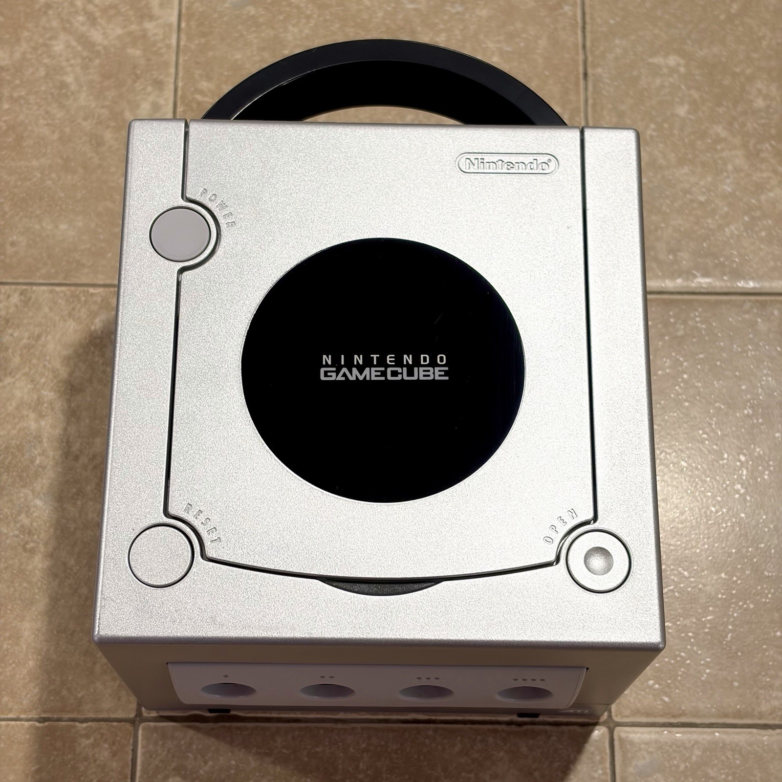 Nintendo GameCube Enjoy Plus Pack Platinum Silver Region Free CIB Tested MINT