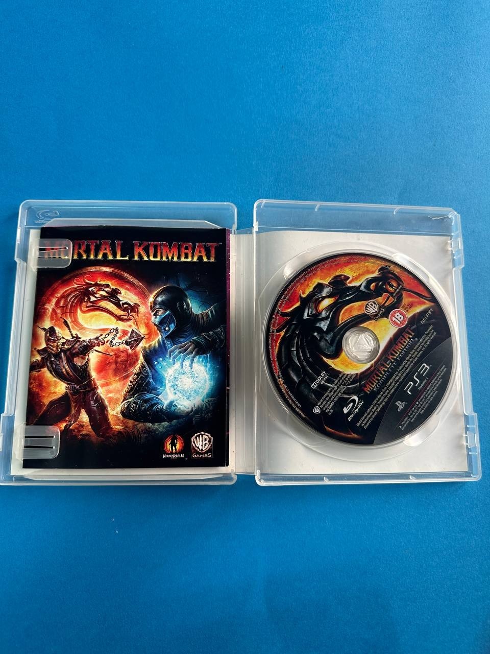 MORTAL KOMBAT COMPLETE EDITION PS3 PLAYSTATION 3 GAME FOR SONY ENG CONSOLE.