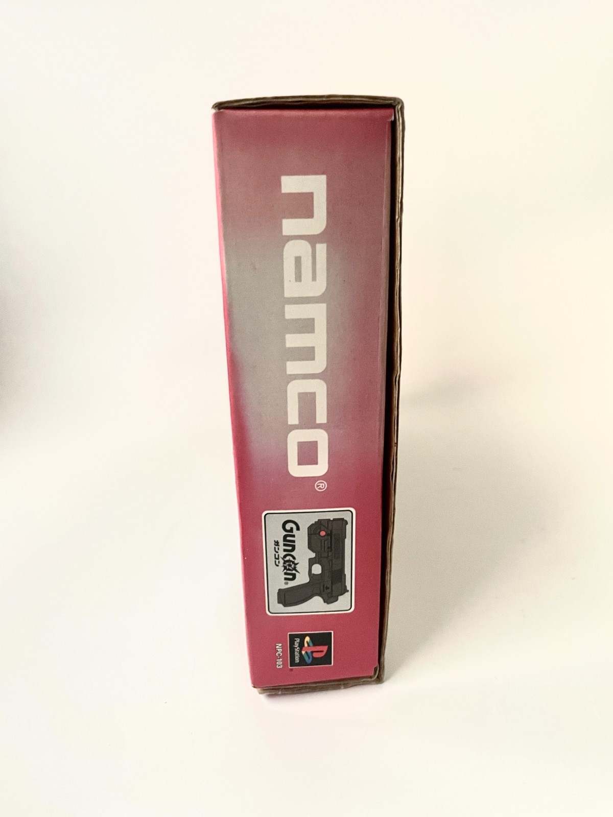 Namco GunCon NPC-103 + Time Crisis PS1 SLPS-00635 Light Gun Controller Set Japan