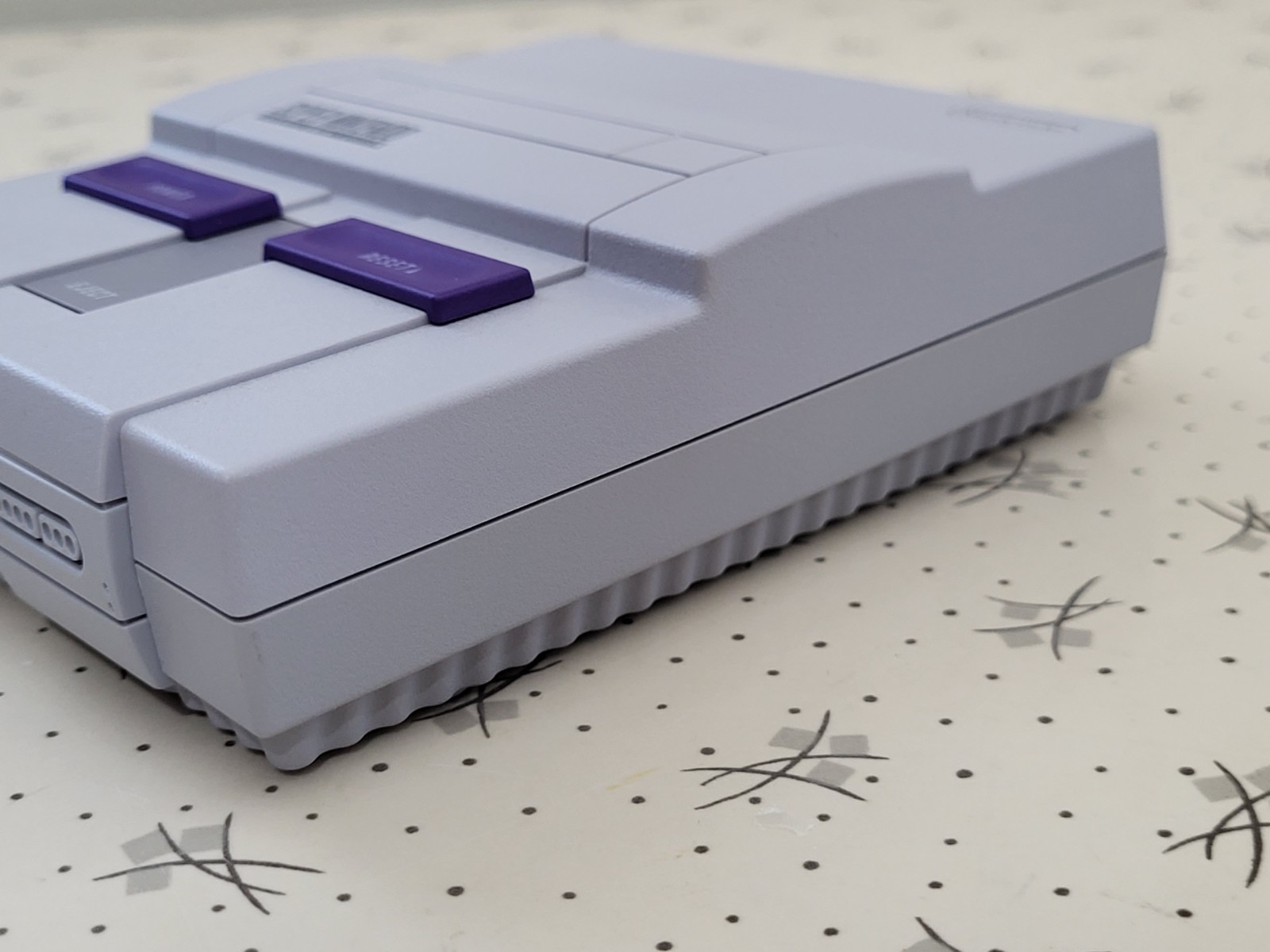 Super Nintendo Super NES Control Deck Mini Console Only System CLV-201 Gray
